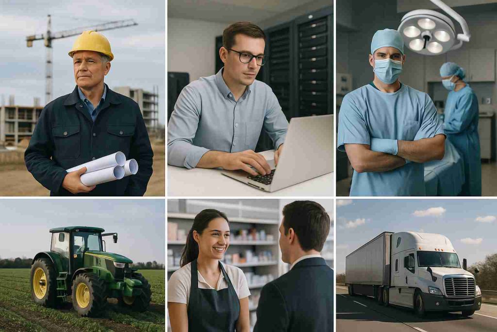 seguros empresas o pymes según el sector económico o industria